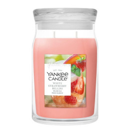 SŁOIK YANKEE CANDLE SIGNA 567G WHITE STRAWBERRY BE