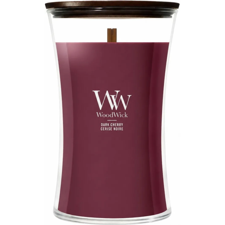 SŁOIK WOODWICK 609,5G DARK CHERRY