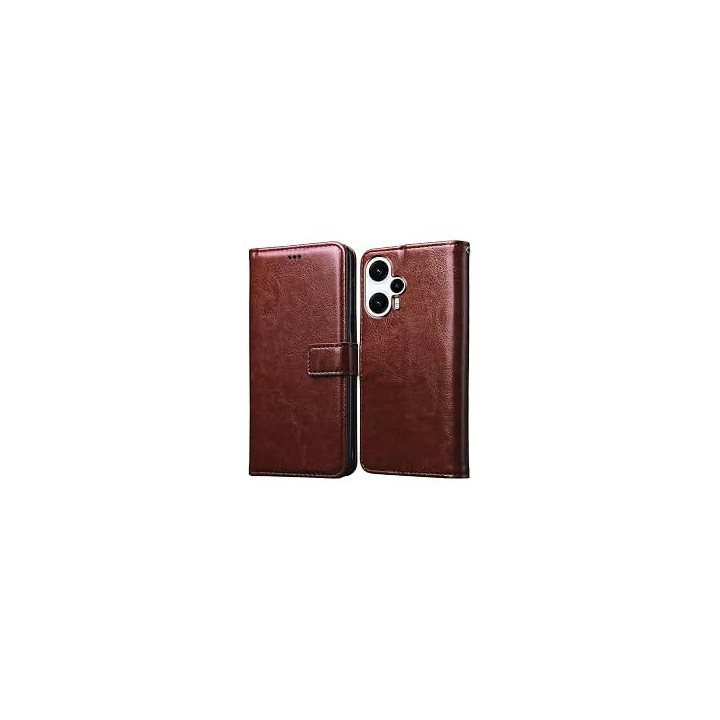 FLIP BOOK NEXERI POCO F5 BROWN