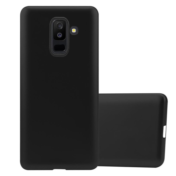 CASE SILICON SAM GALAXY A6 PLUS BLACK