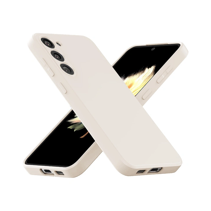 CASE SILICON SAM GALAXY S23 BEIGE