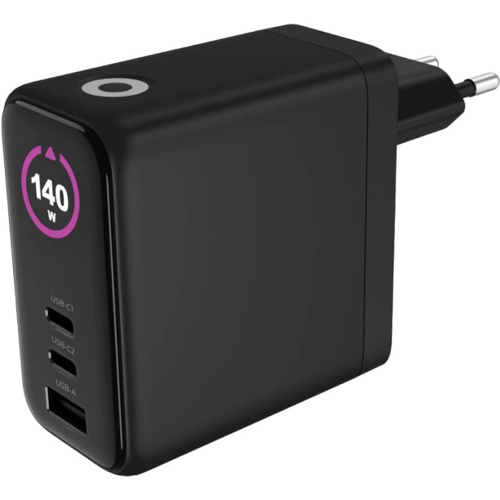 KOSTKA ŁAD SIEC DEVIA 140W 2XUSB-C+USB-A