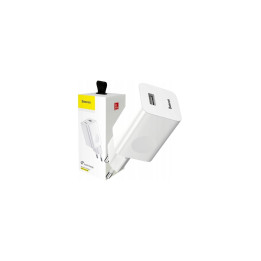 KOSTKA ŁAD SIEC BASEUS USB-A 24W WHITE