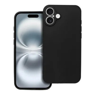 CASE SILICON IPHONE 16 PLUS BLACK