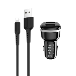 ŁAD SIEC BOROFONE 2XUSB+KABEL LIGHTNING
