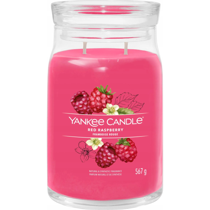 SŁOIK YANKEE CANDLE SIGNA 567G RED RASPBERRY