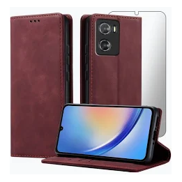 FLIP BOOK OPPO A57 A57S BORDO