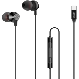 SŁUCHAWKI REMAX USB TYP-C  BLACK
