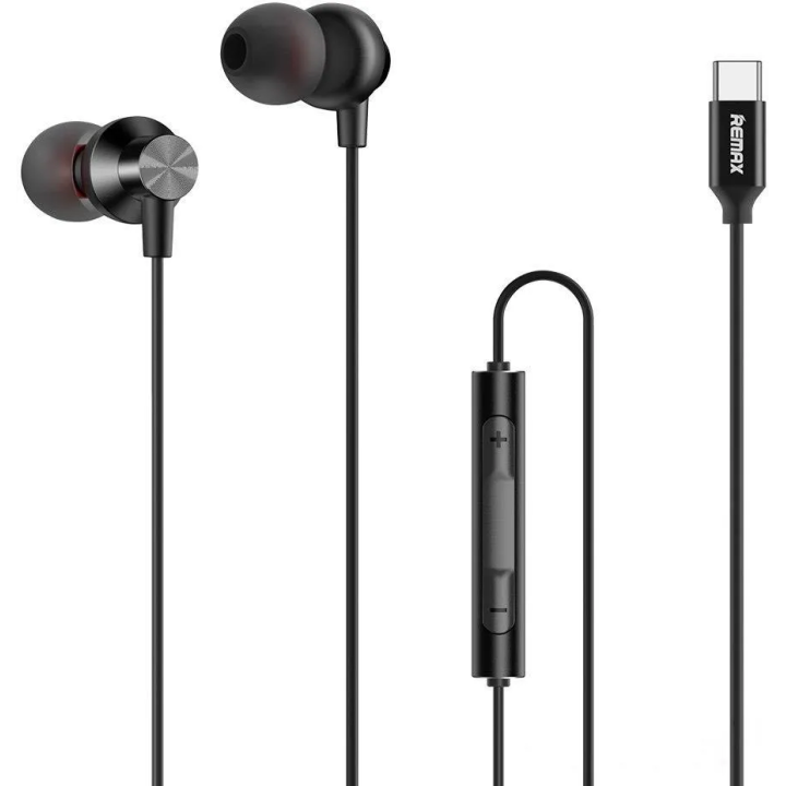 SŁUCHAWKI REMAX USB TYP-C  BLACK
