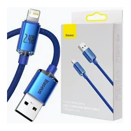 KABEL BASEUS LIGHTNING 2,4A 1M BLUE