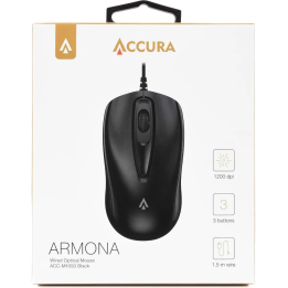 MYSZKA ACCURA PRZEWODOWA ACC-M1050 BLACK