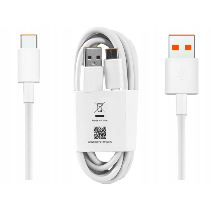 KABEL ORG. XIAOMI USB TYP-C 6A WHITE