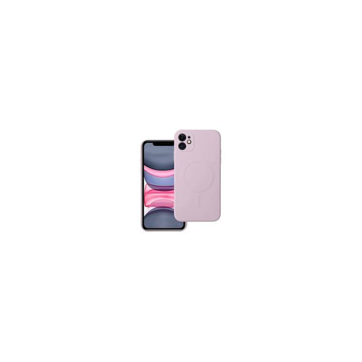 CASE SILICON MAG COVER IPHONE 11 PINK