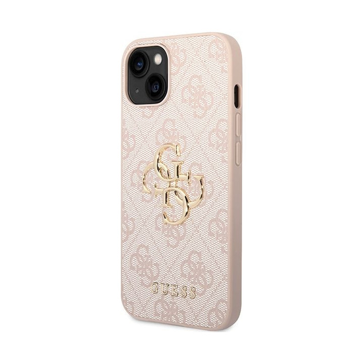 GUESS 4G METAL LOGO IPHONE 15 PINK