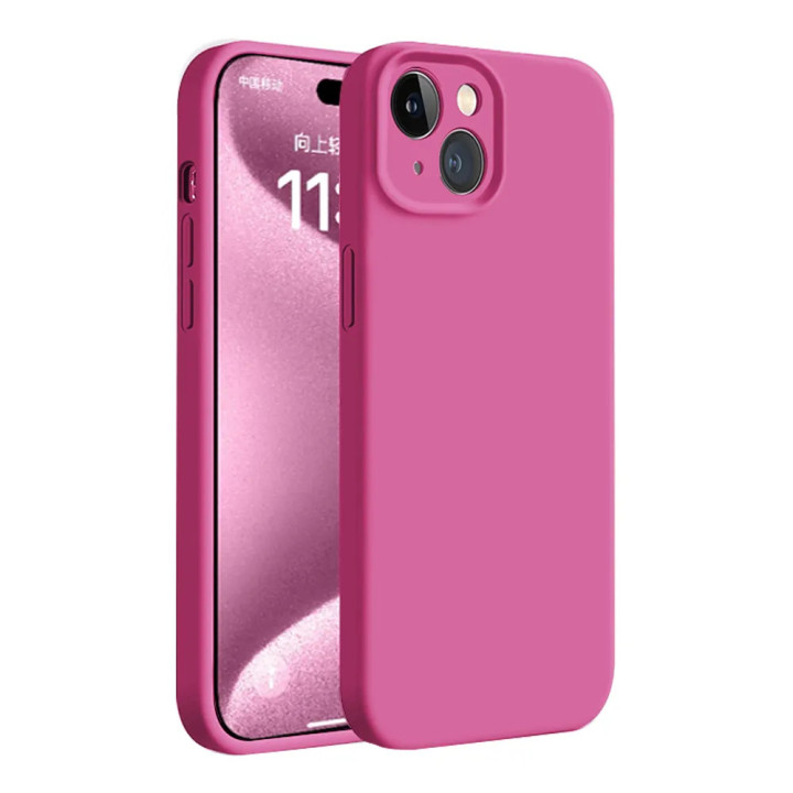 CASE SILICON IPHONE 15 PINK