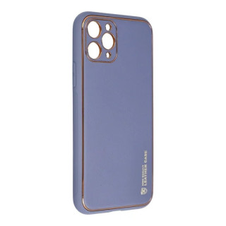 CASE FORCELL LEATHER IPHONE 11 PRO BLUE