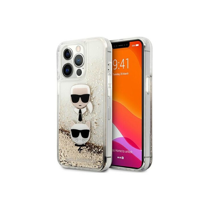 ETUI KARL CHOUPETTE GLITTER IPHONE 11 PRO GOLD