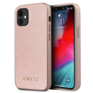 ETUI GUESS IRIDESCENT IPHONE 12 MINI ROSE GOLD