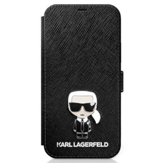 ETUI KARL SAFFAINO IKONIK IPHONE 12 MINI BLACK