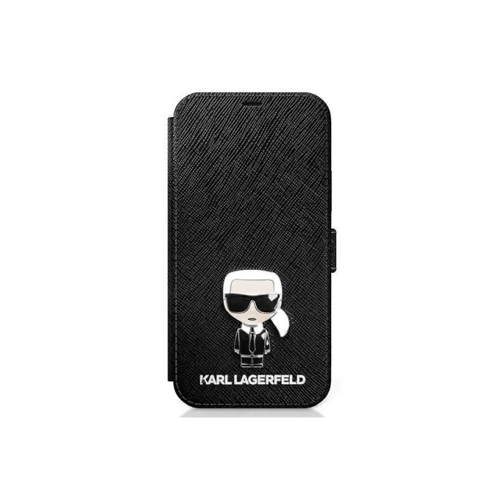 ETUI KARL SAFFAINO IKONIK IPHONE 12 MINI BLACK