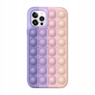 CASE PUSH BUBBLE IPHONE 12 PRO MAX PURPLE/PINK