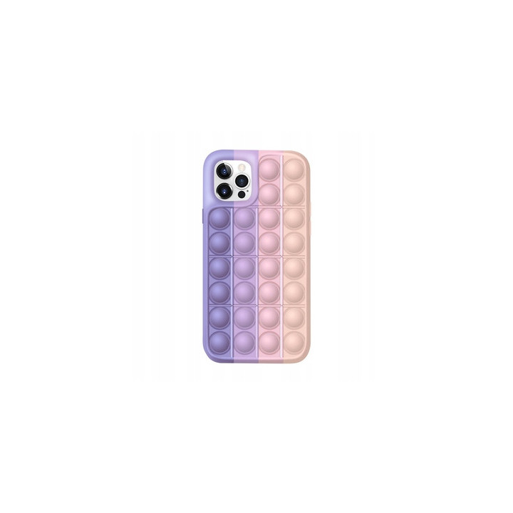CASE PUSH BUBBLE IPHONE 12/12 PRO PURPLE/PINK