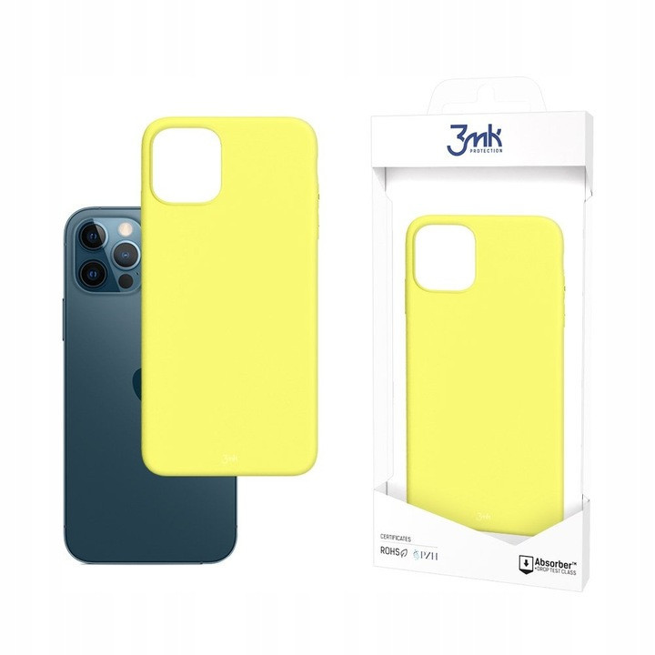 CASE MATT IPHONE 12 12 PRO YELLOW
