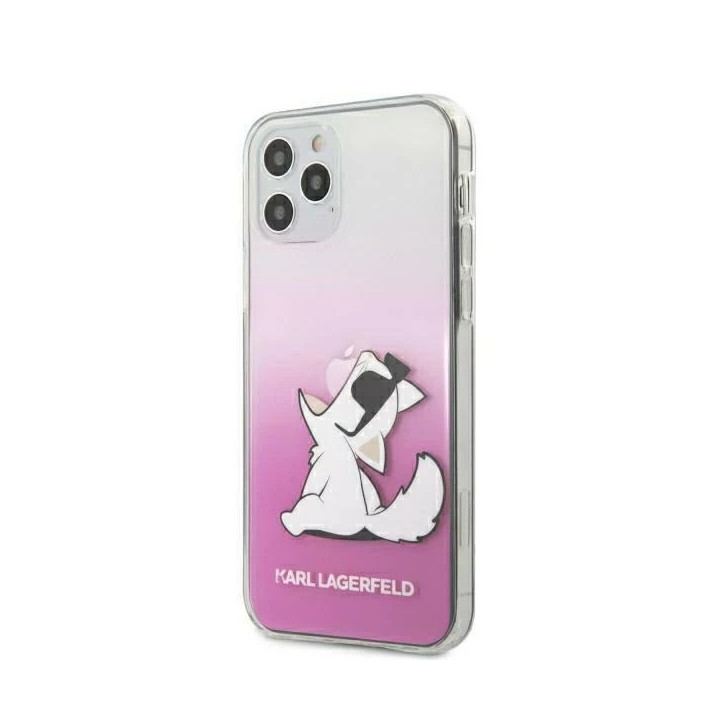ETUI KARL CHOUPETTE FUN IPHONE 12 12 PRO PINK