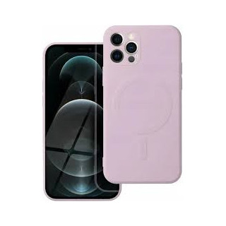 CASE SILICON MAG COVER IPHONE 12 PINK