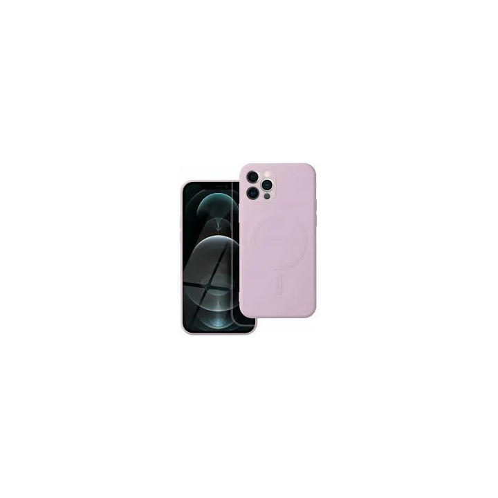 CASE SILICON MAG COVER IPHONE 12 PINK