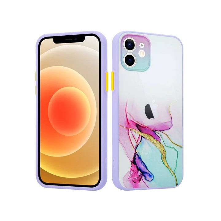 CASE MX AQUARELLE IPHONE 12 PRO MINT-PINK