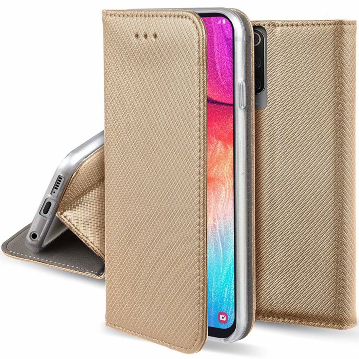 FLIP MAGNET SAM GALAXY A51 A31 GOLD