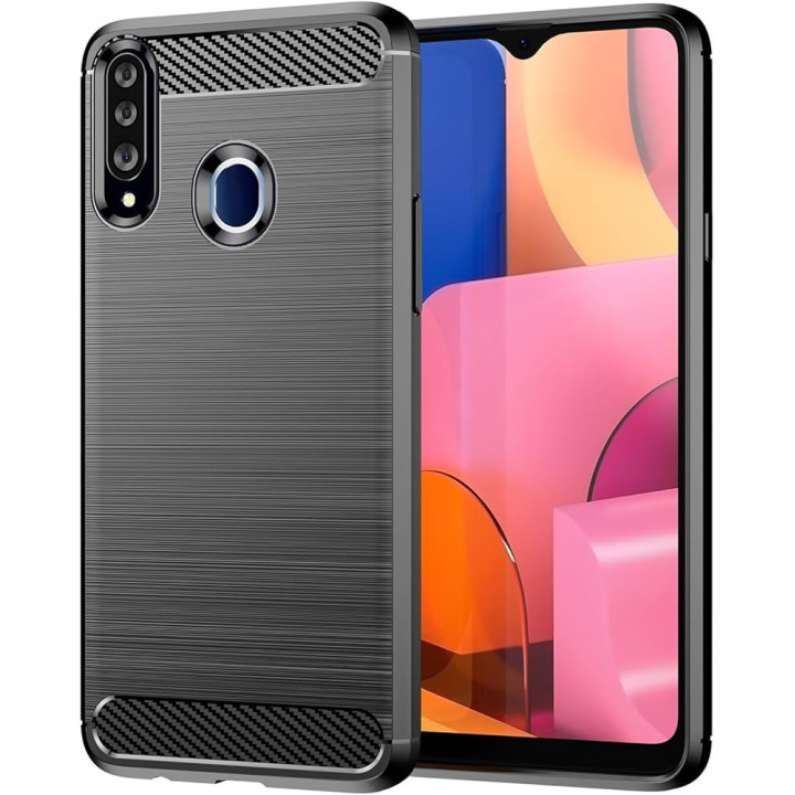 SLINE CARBON SAM GALAXY A20S BLACK