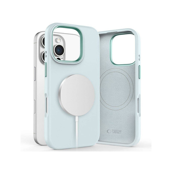 CASE SILICON MAGSAFE IPHONE 16 PRO MAX SKY BLUE