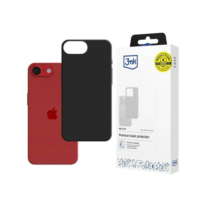 3MK MATT CASE IPHONE 16E BLACK