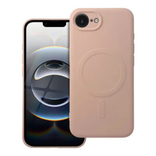 CASE SILICON MAGSAFE IPHONE 16E 17E PINK