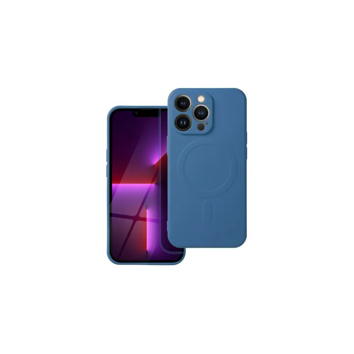 CASE SILICON MAGSAFE IPHONE 16E 17E BLUE