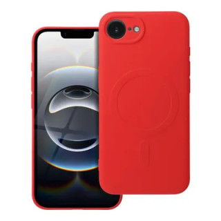 CASE SILICON MAGSAFE IPHONE 16E 17E RED