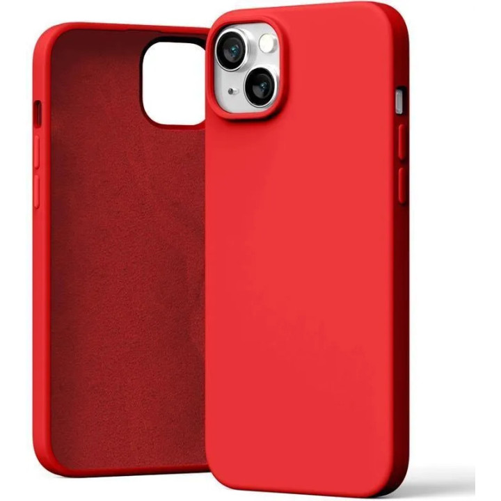 MERCURY SILICONE IPHONE 15 PLUS RED
