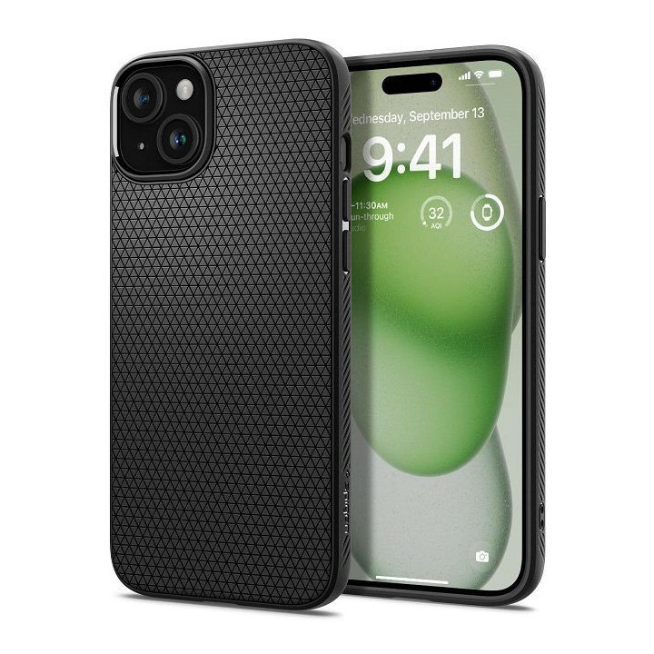 SPIGEN LIQUID AIR IPHONE 15 PLUS BLACK