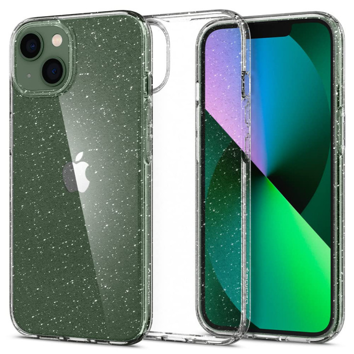 ETUI SPIGEN LIQUID GLITTER IPHONE 15 PLUS CLEAR