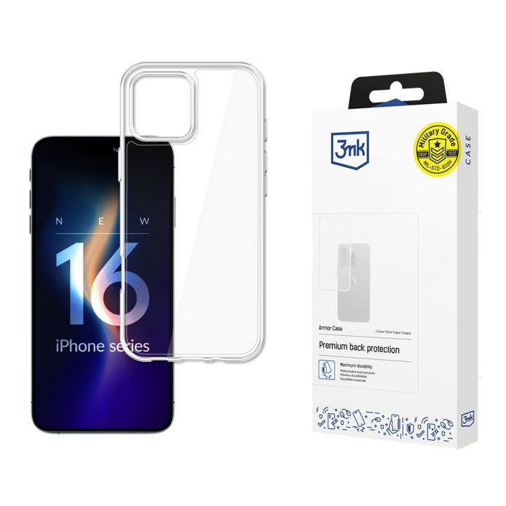 3MK ARMOR CASE IPHONE 16 PRO CLEAR