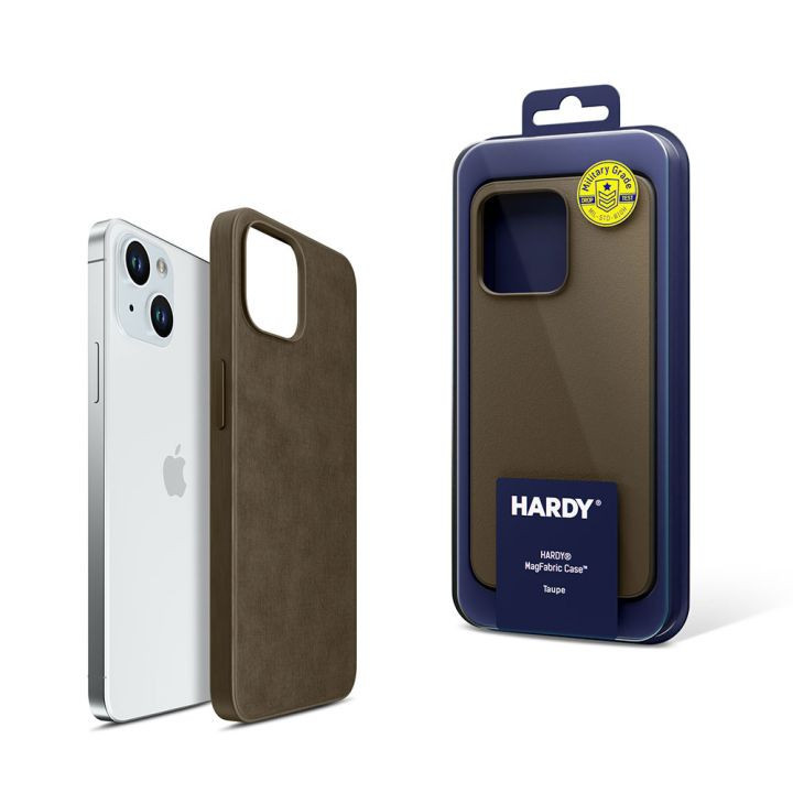 3MK CASE HARDY MAGFABRIC IPHONE 15 PLUS TAUPE