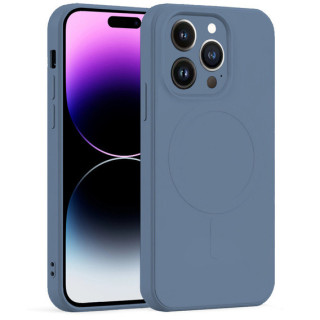 CASE SILICON MAGSAFE IPHONE 14 PRO BLUE