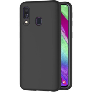 CASE SILICONE SAM GALAXY A40 BLACK