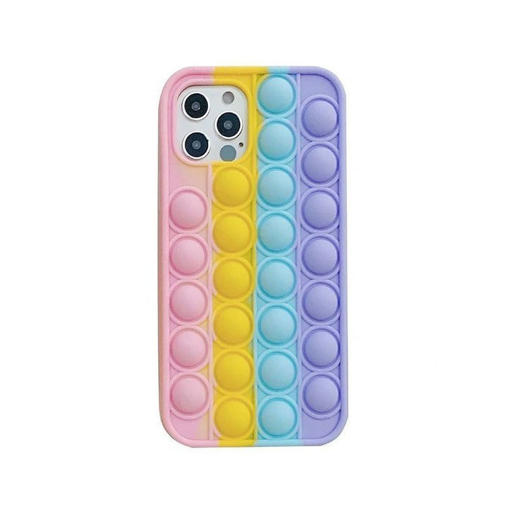 CASE PUSH BUBBLE SAM GALAXY A72 PINK/YELLOW
