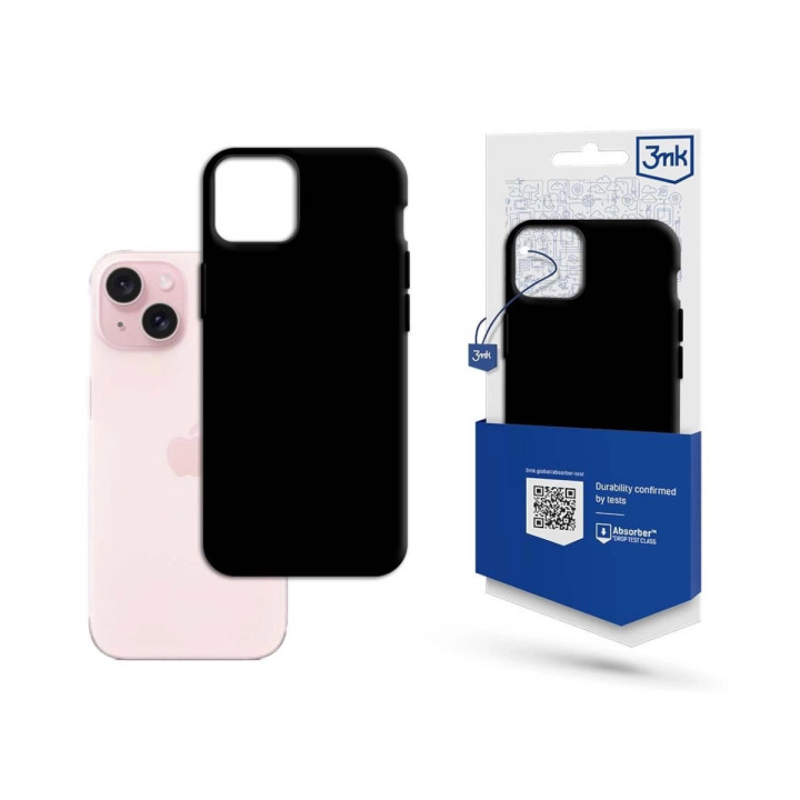 3MK MATT CASE IPHNE 15 PLUS BLACK 
