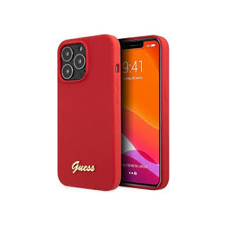 ETUI GUESS SILICON IPHONE 13 PRO RED