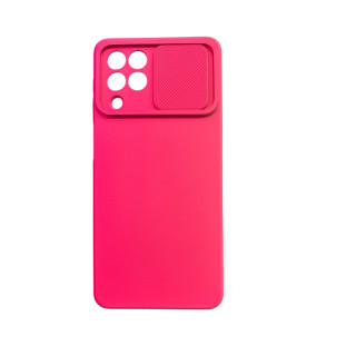 CASE SILICON LENS SAM GALAXY M53 BORDO