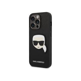 ETUI KARL SAFFIANO KARL HEAD P IPHONE 14 PRO BLACK